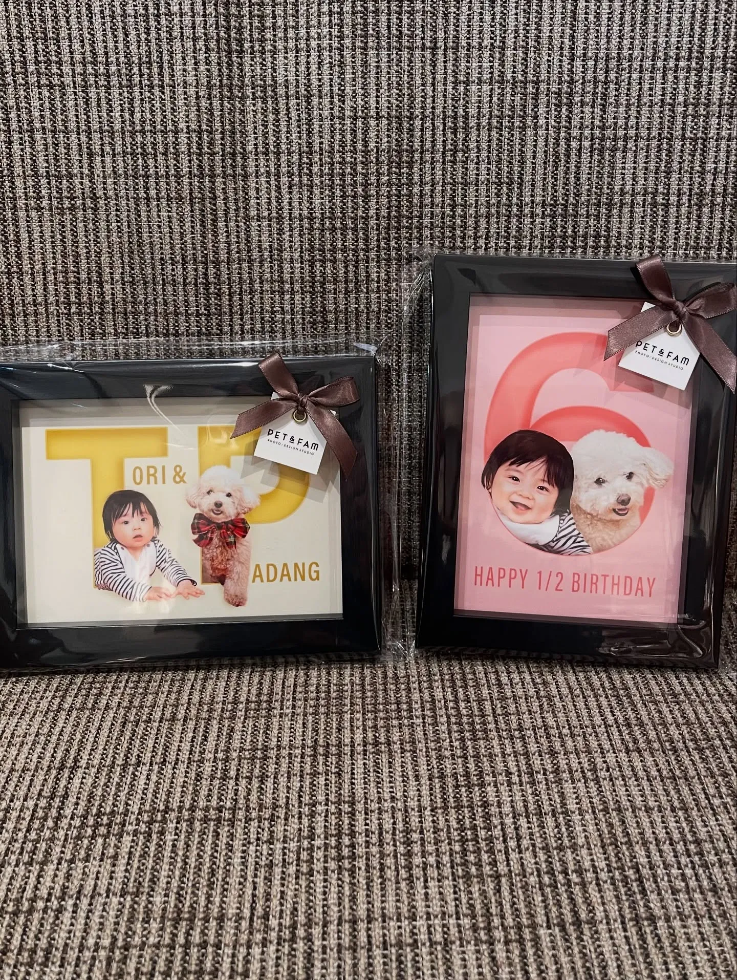 【アルファベットARTポスター／2L額縁／2人デザイン】