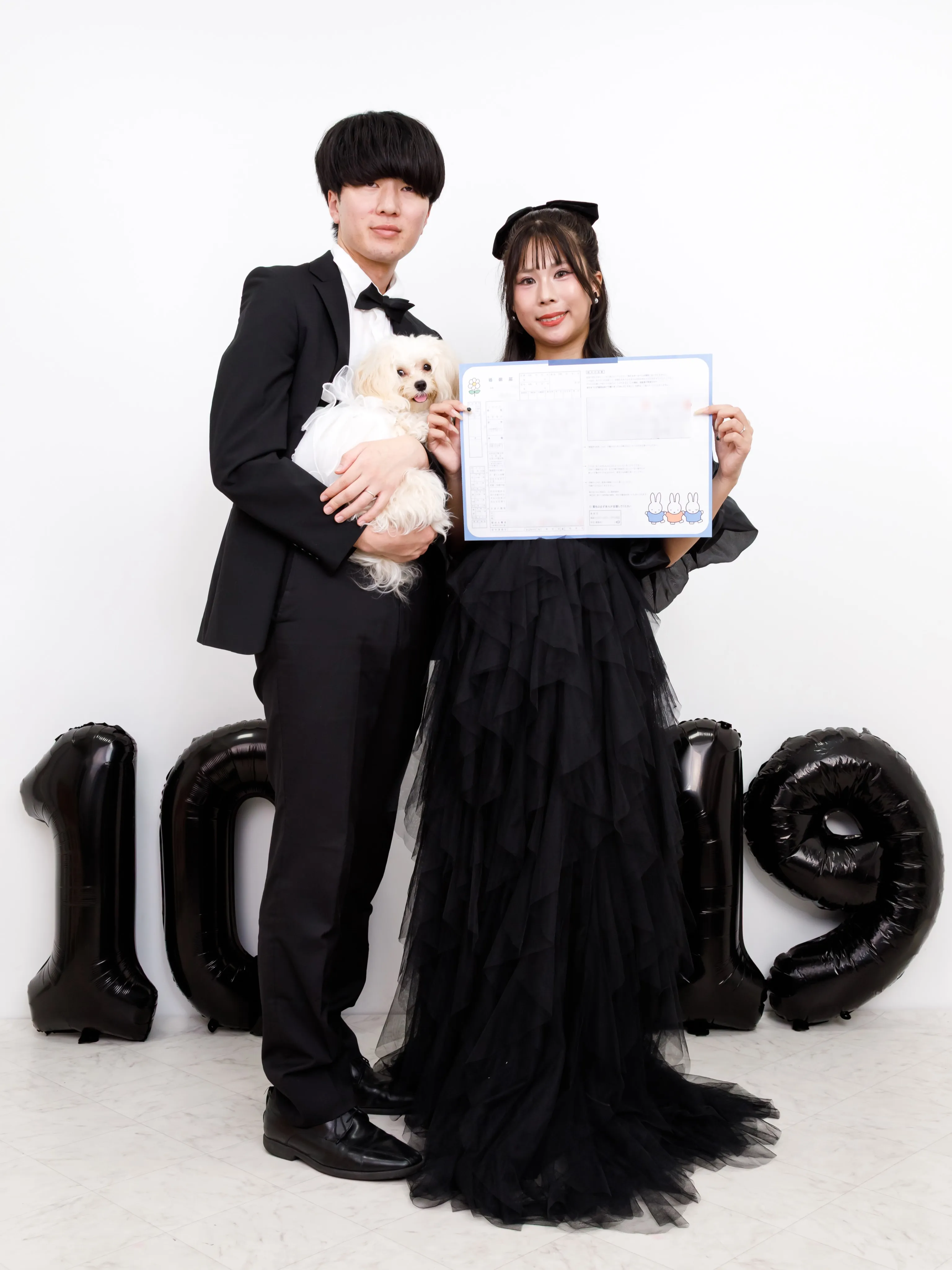 【WHITE Backdrop Photoshoot -入籍...