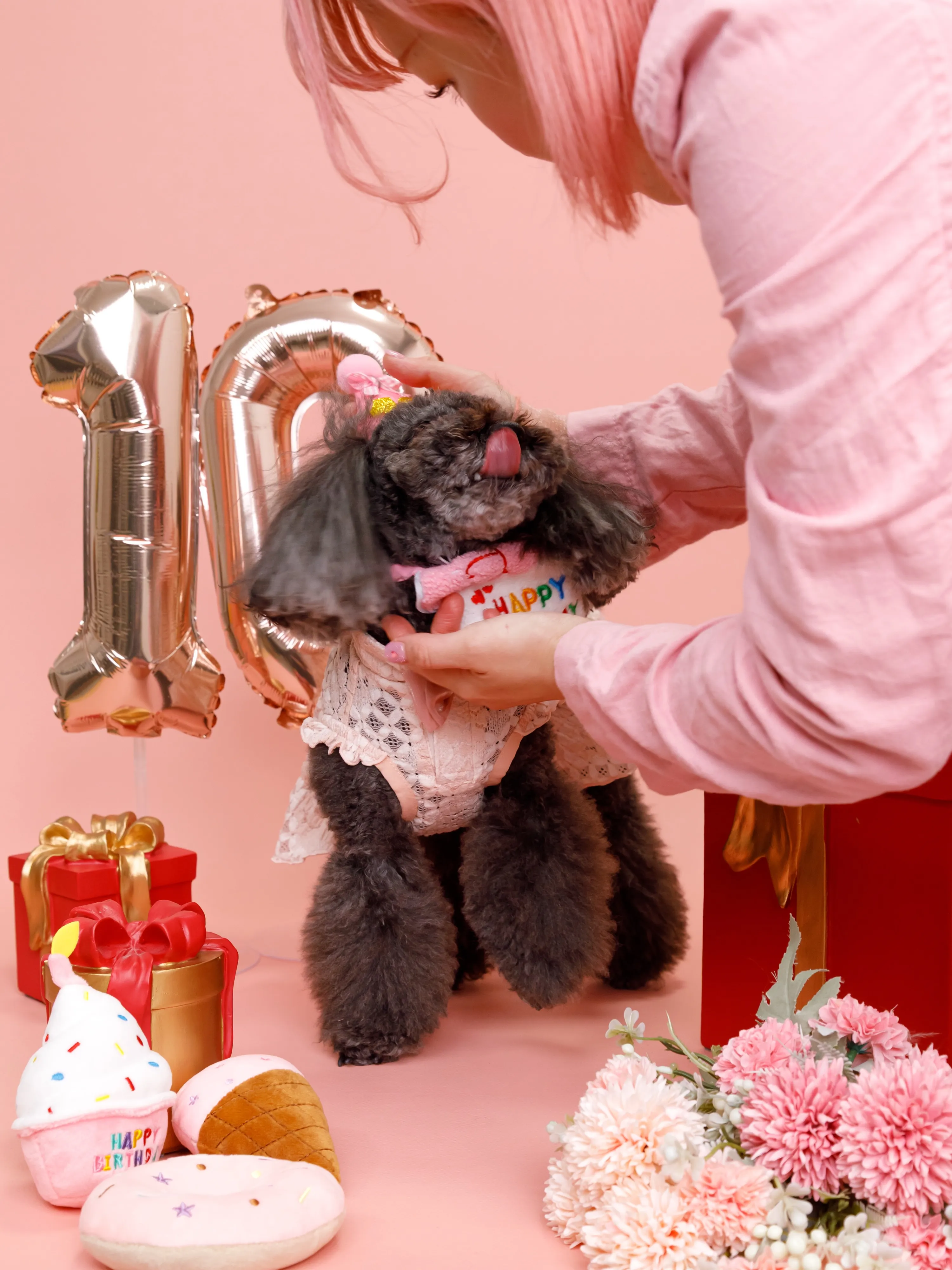 【Birthday🎉Photoshoot -ピンク背景＆小物...