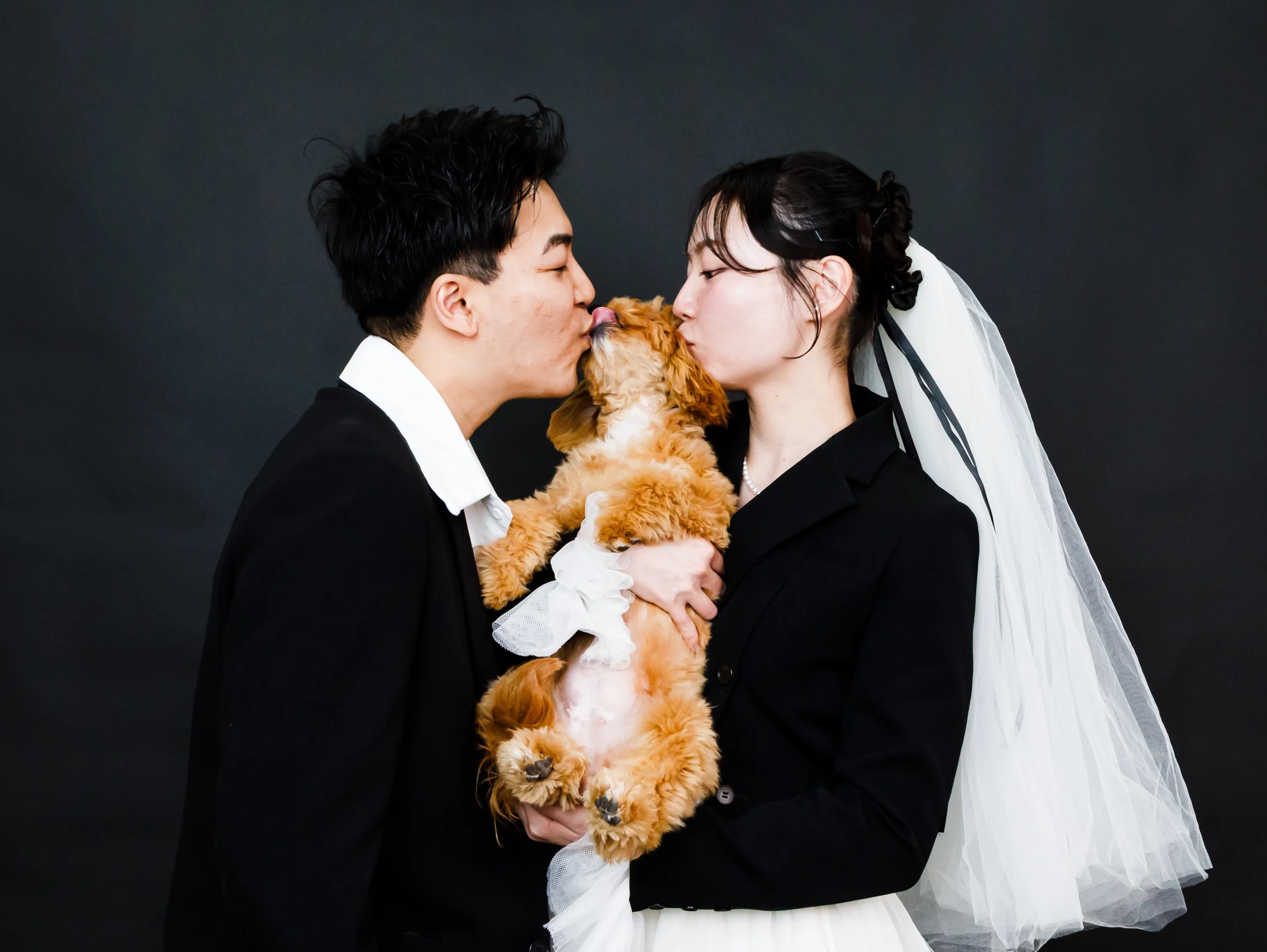 【結婚式💍前撮&家族撮影 -ブラック背景-】