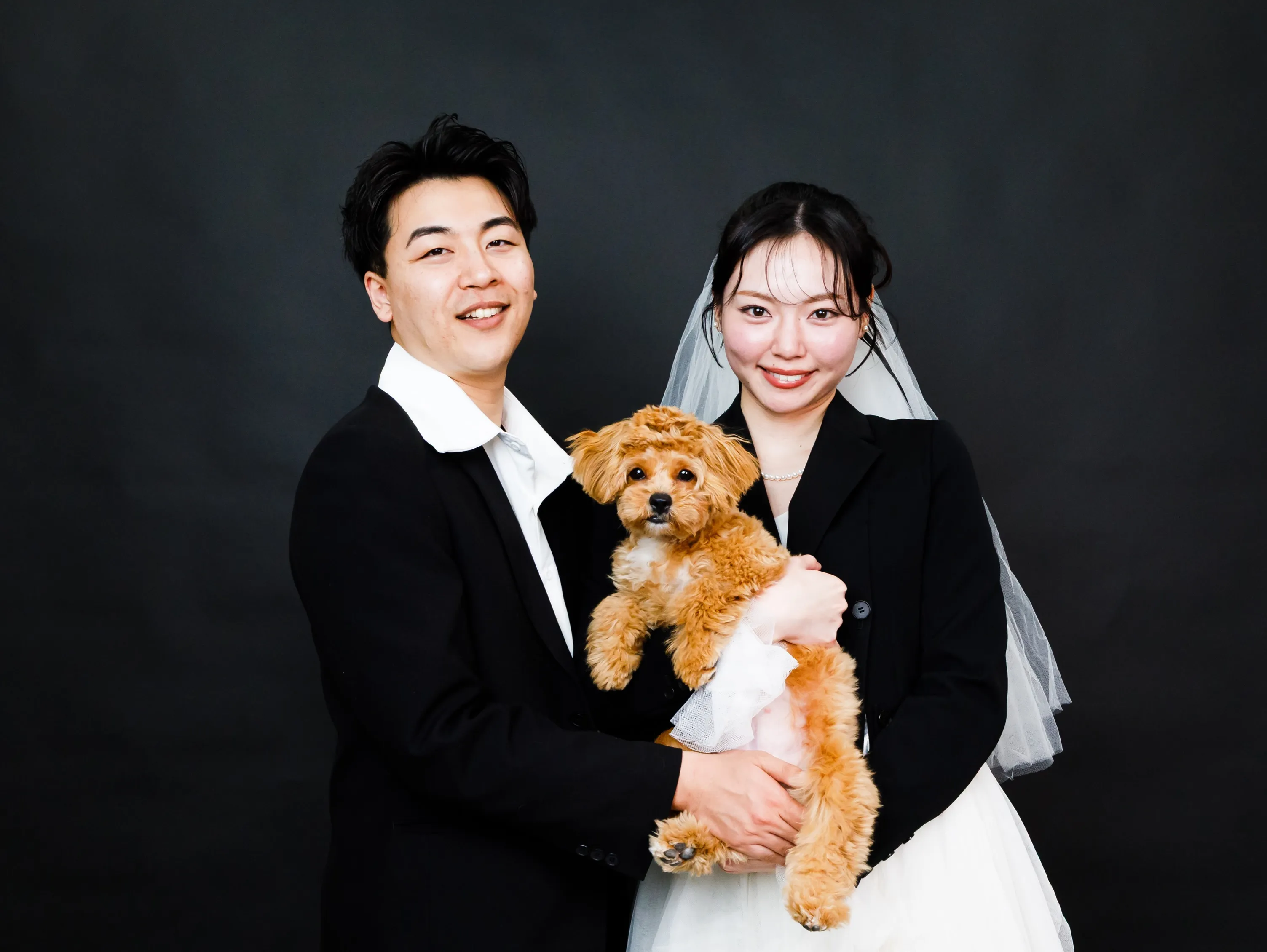 【結婚式💍前撮&家族撮影 -ブラック背景-】
