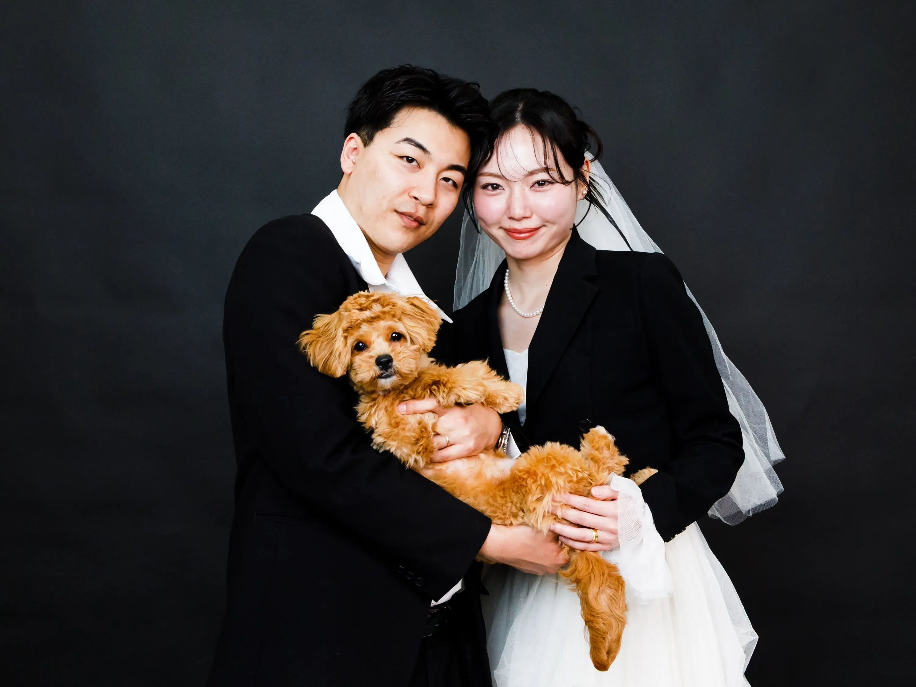 【結婚式💍前撮＆家族撮影 -ブラック背景-】