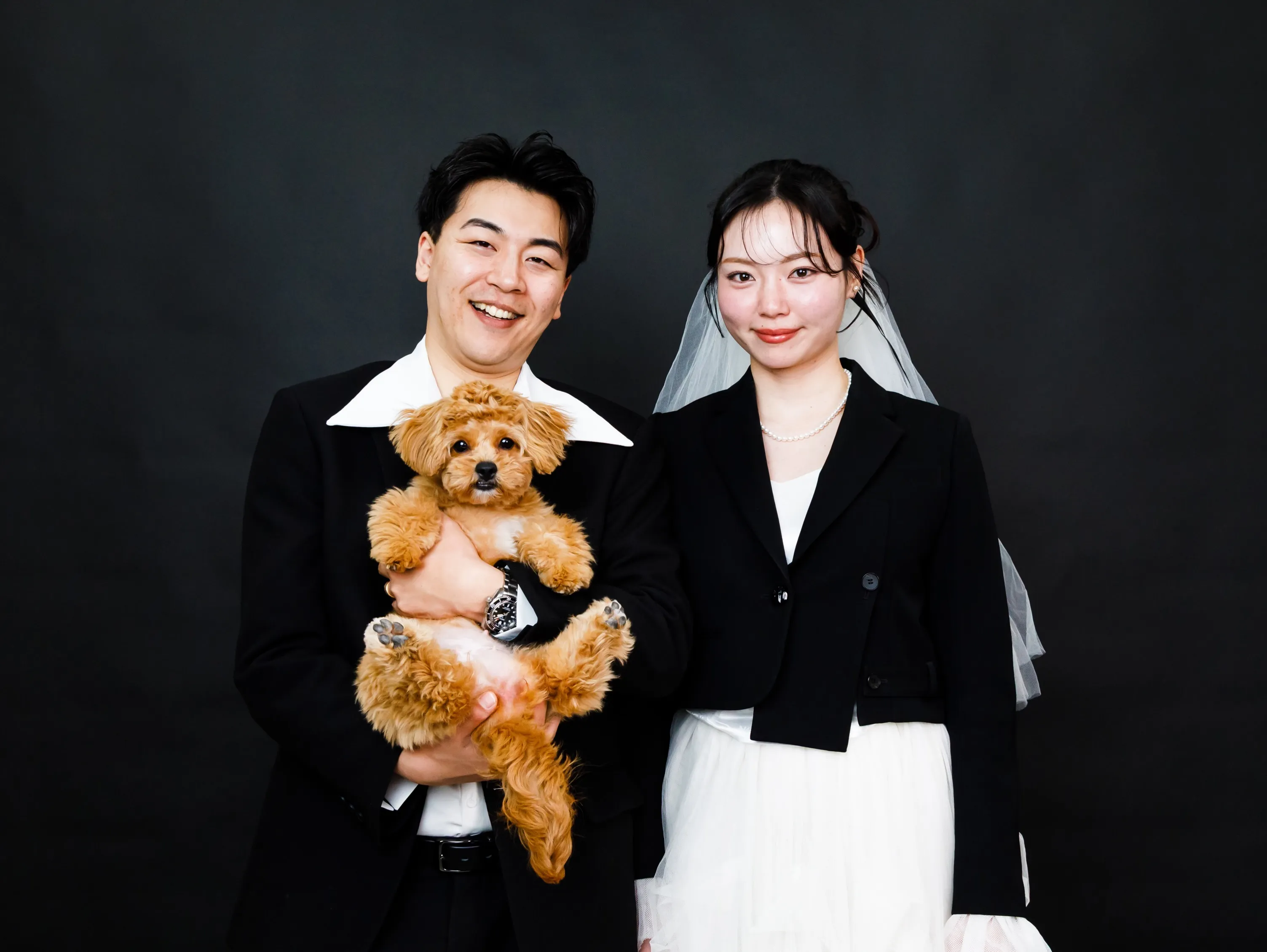 【結婚式💍前撮＆家族撮影 -ブラック背景-】