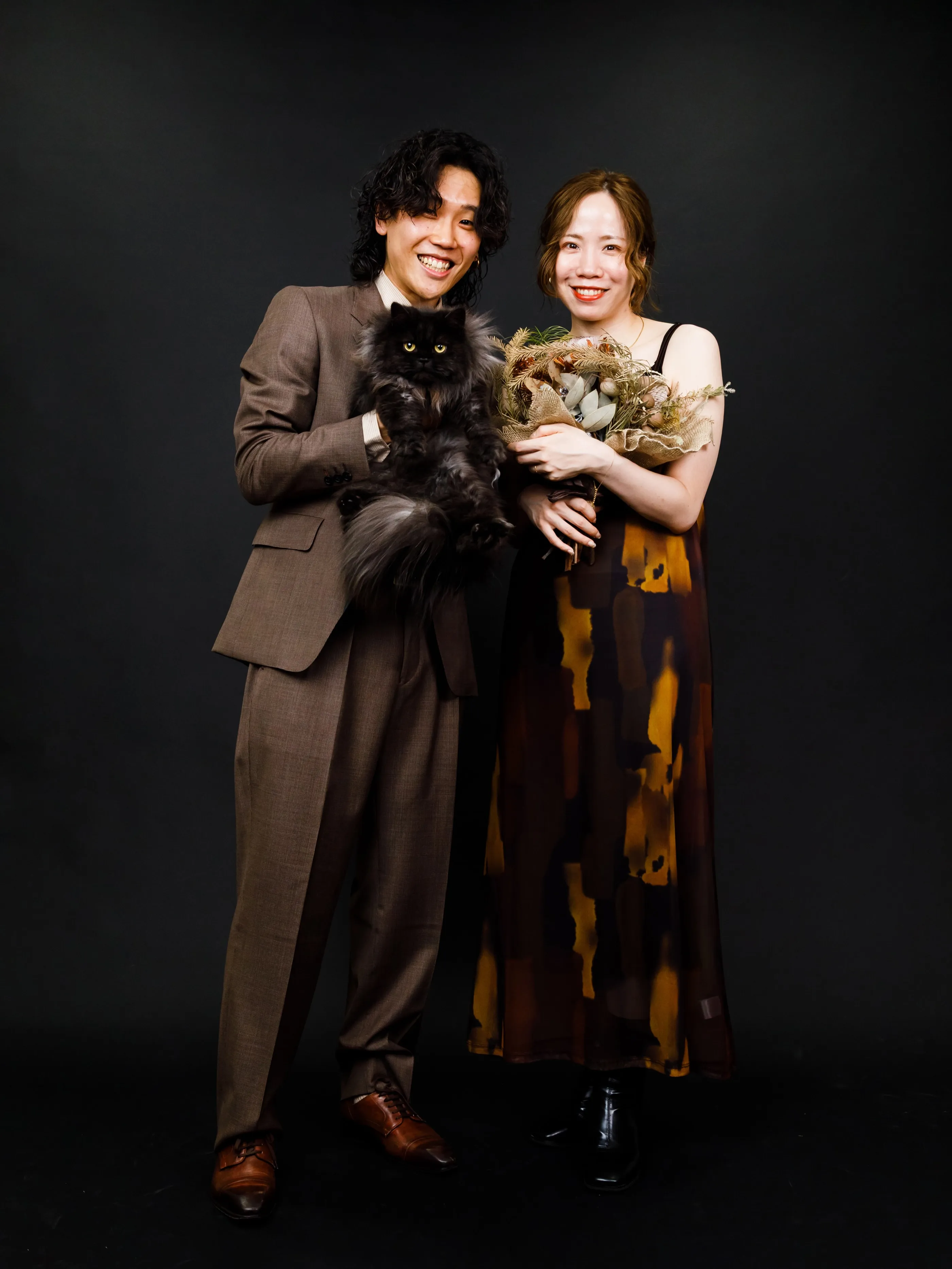 【結婚式💍前撮＆家族撮影 -ブラック背景-】