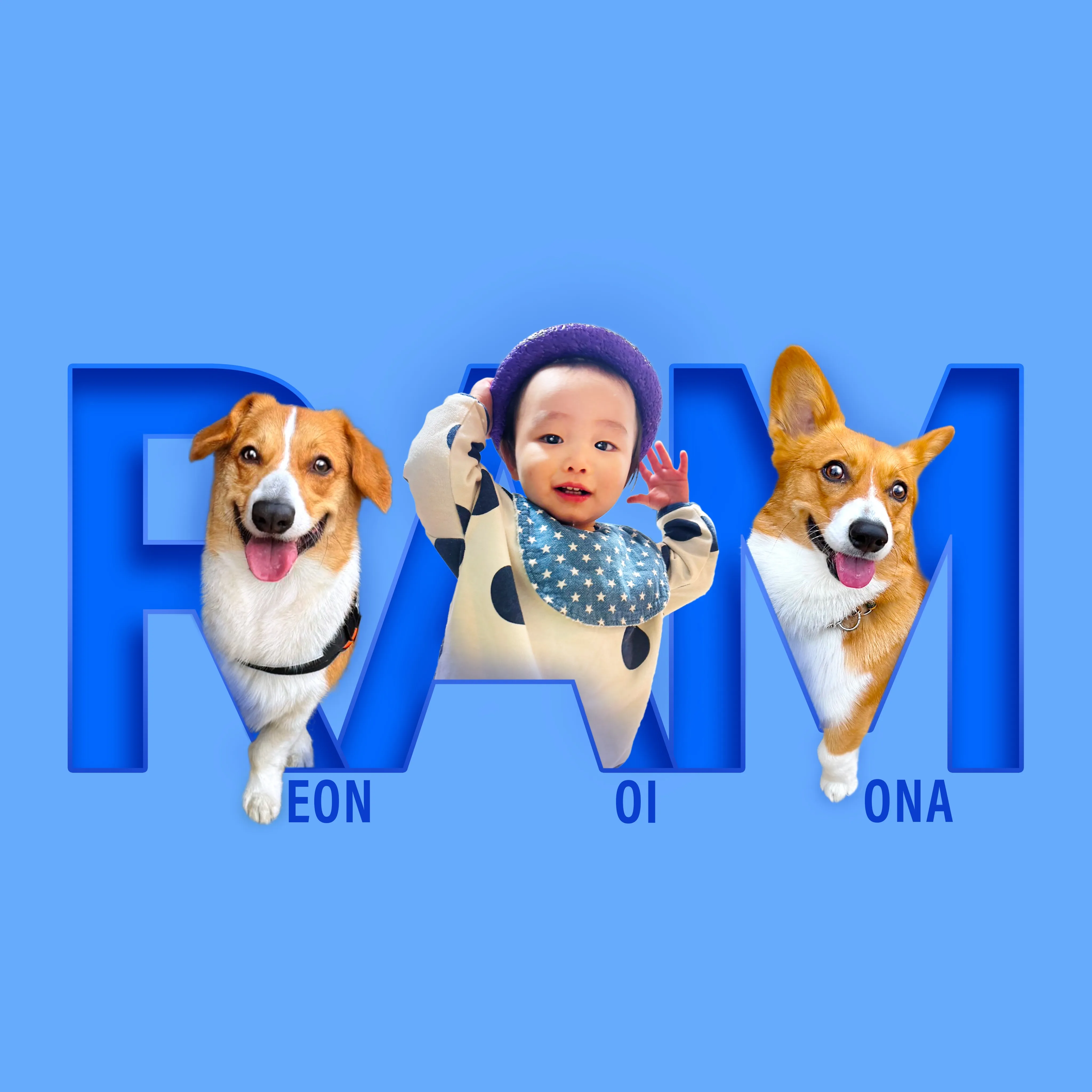 【アルファベットART/3人デザイン/データ納品】