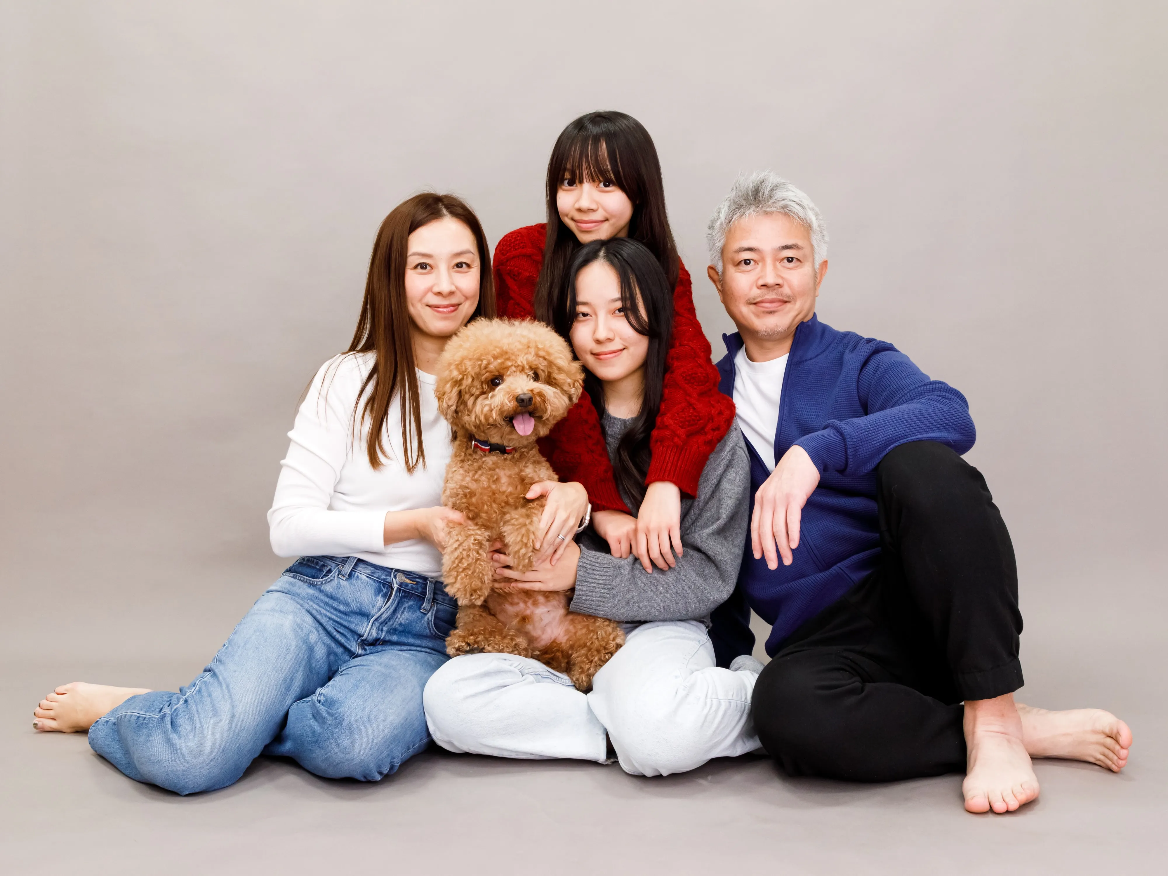【FAMILY Photoshoot -グレー背景撮影-】
