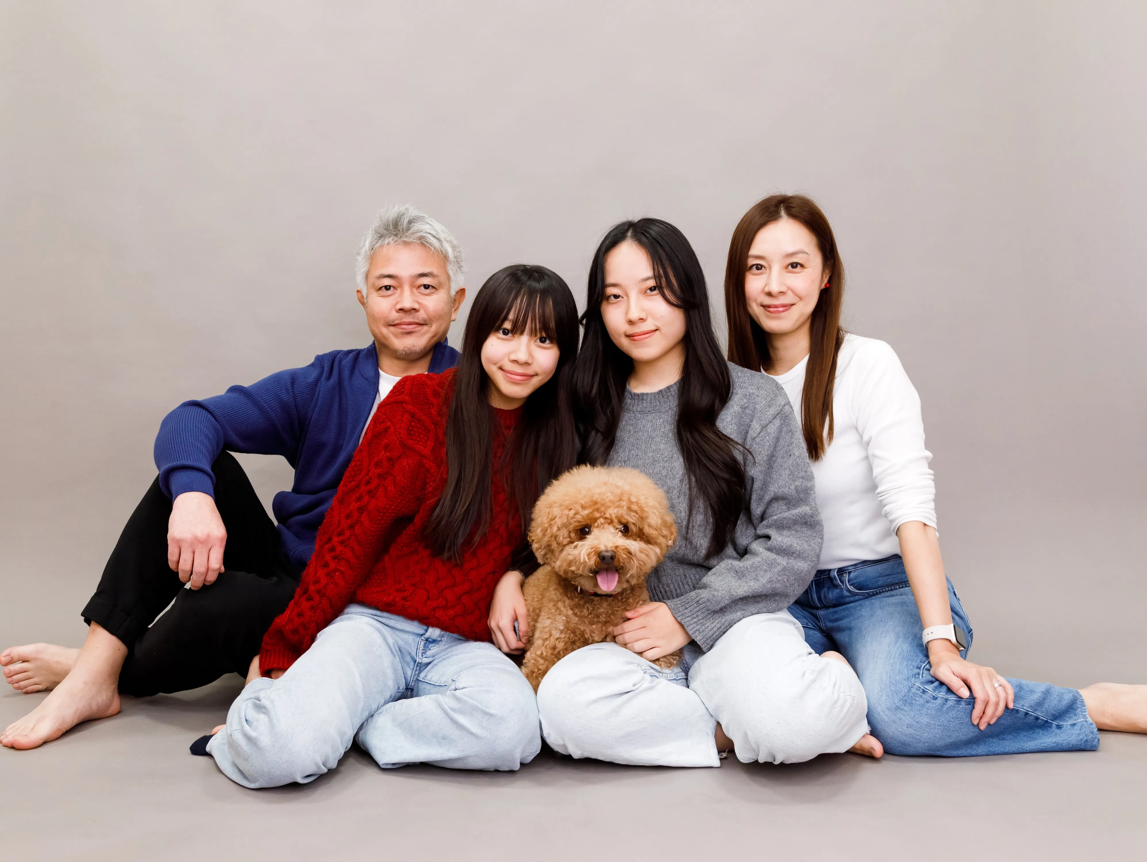 【FAMILY Photoshoot -グレー背景撮影-】