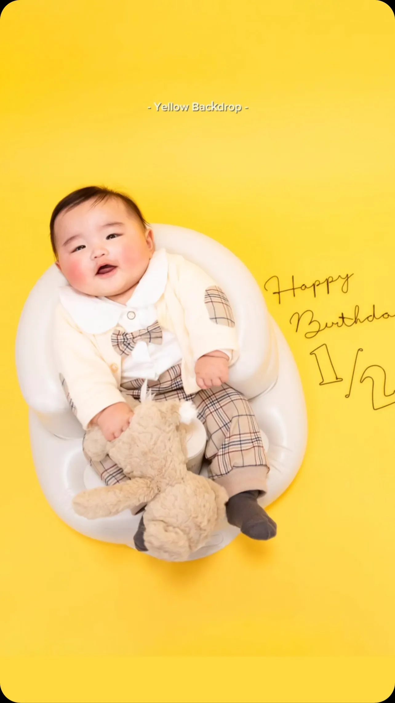 【YELLOW Backdrop Photoshoot】